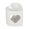 Load image into Gallery viewer, White Heart Oil Burner
