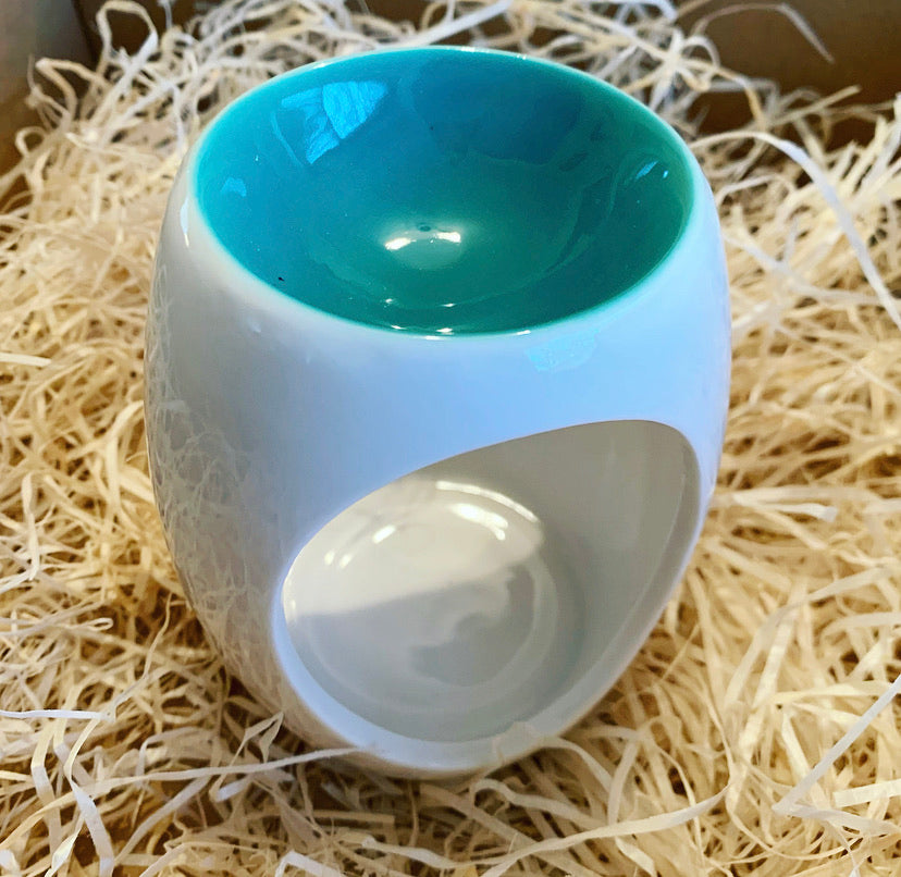 Turquoise wax burner